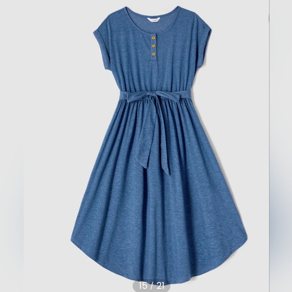 NWT PatPat Women's Large Blue Dress